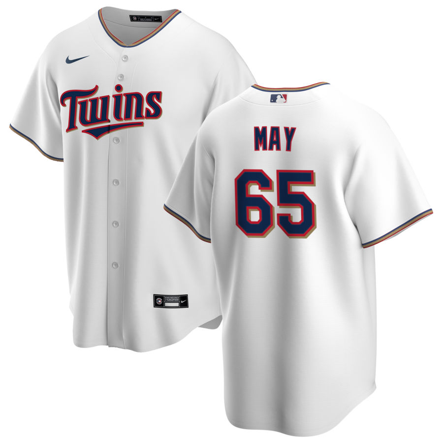 Nike Men #65 Trevor May Minnesota Twins Baseball Jerseys Sale-White